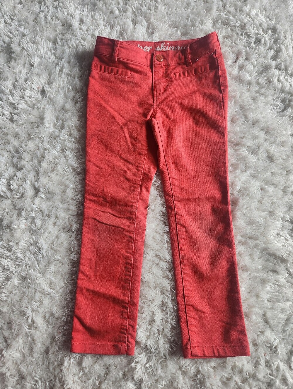 Gymboree Super Skinny Coral Jeans